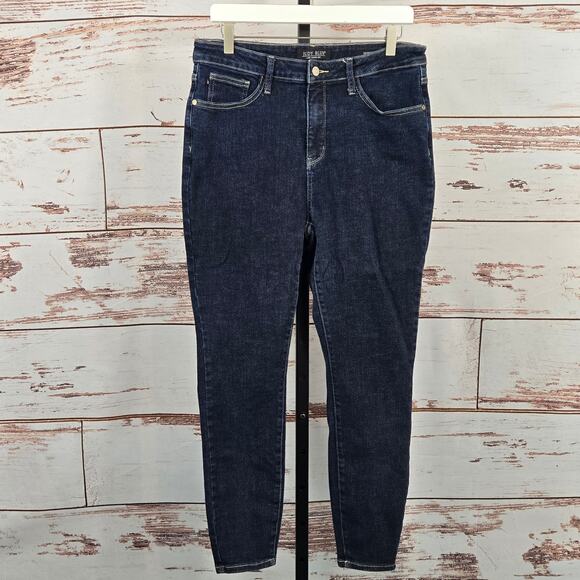 Judy Blue Jeans Skinny Fit Dark Blue Size 13/31 - Picture 1 of 7